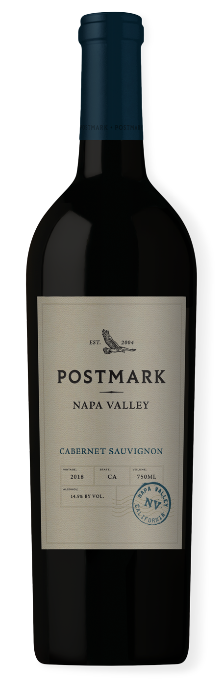 Postmark Cabernet Sauvignon bottle shot dark