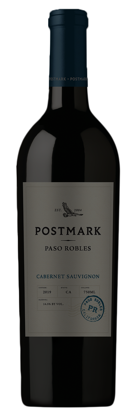 Postmark Cabernet Sauvignon bottle shot dark