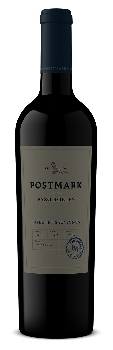 Postmark Cabernet Sauvignon bottle shot dark